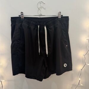 Vuori Black Athletic Shorts